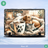 cozy pet slate dog and cat coffee scene warm home decor animal lover gift