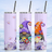 floral bingo gnome tumbler cute design