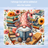 cute gnome reading tumbler sunflower books coffee cup