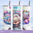 cute grandma bingo drinkware colorful design