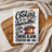 White kitchen towel with "My Cooking is So Awesome Even the Smoke Alarm Cheers Me On" text.