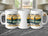 Mug with silhouette of fisherman and text "Sorry I wasn't listening I was thinking about fishing."