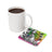 Coaster with "You are Enough" text and colorful woman with sunflowers.