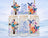 Cross with butterflies and flowers, text "Faith Does Not Make Things Easy, It Makes Possible, Luke 1:37".