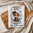 Towel with cartoon illustration and text "TONIGHT'S MENU IS WHATEVER YOU CAN FIND!".