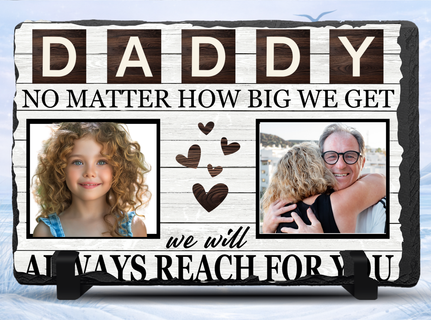 daddy photo slate personalized gift