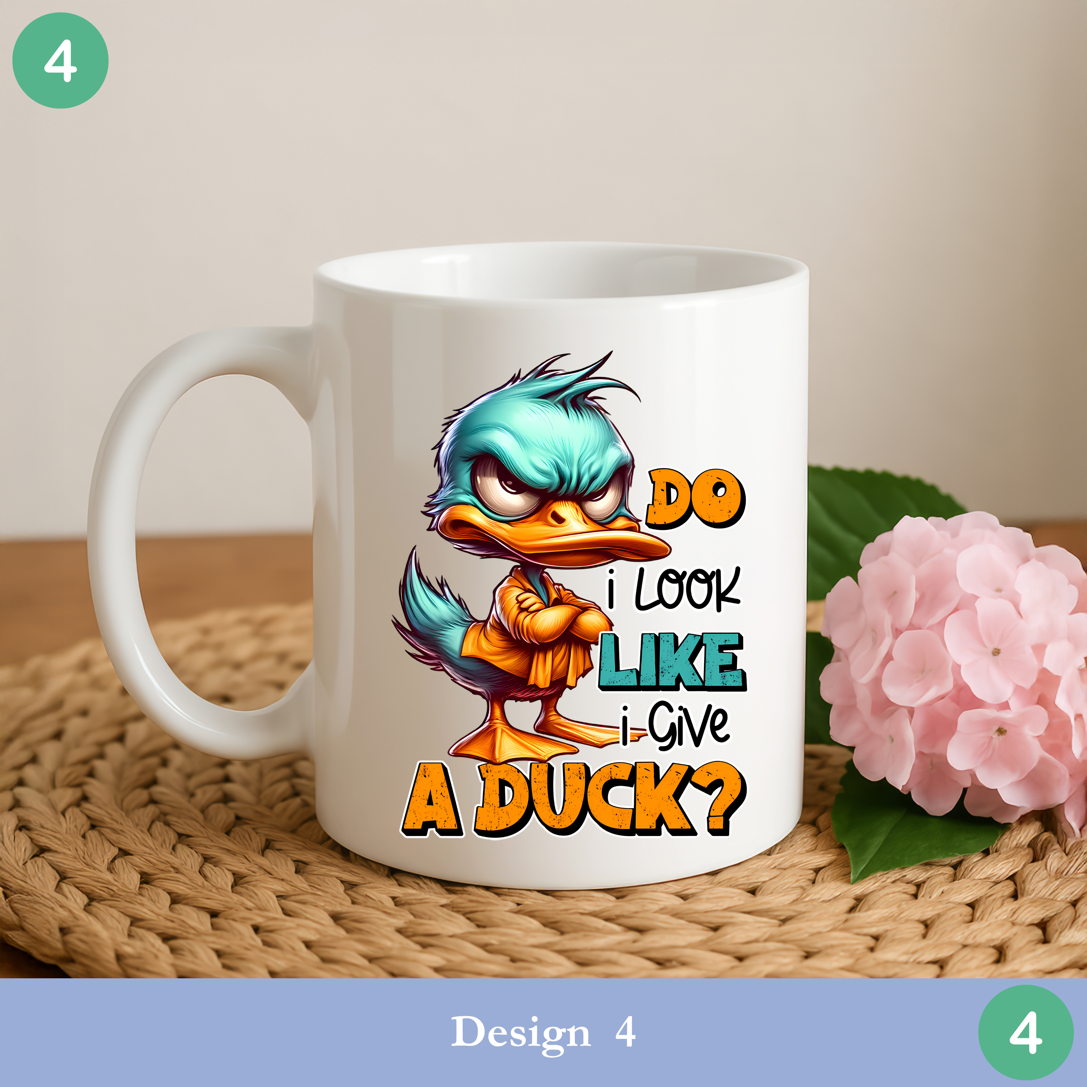 do I look like I give a duck funny sarcastic coffee mug