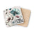 Coasters with "Be Strong Brave Fearless" text and floral illustration.