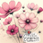 Pink cosmos flowers with a ladybug and the text "Embrace Life."