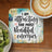 Coaster with floral design and the text "I am attracting the most beautiful energies."