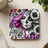 Coaster with Sugar Skull woman and "Be the light" text.