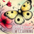 Yellow butterfly with black spots on pink flowers and text "failing means I'M LEARNING".