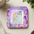 Coaster with "She is Mom" text and butterflies, featuring Bible verses.