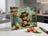 Cute cartoon cow with text "Somebody Call Grandma" on a cutting board.