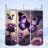 elegant butterfly rose tumbler design