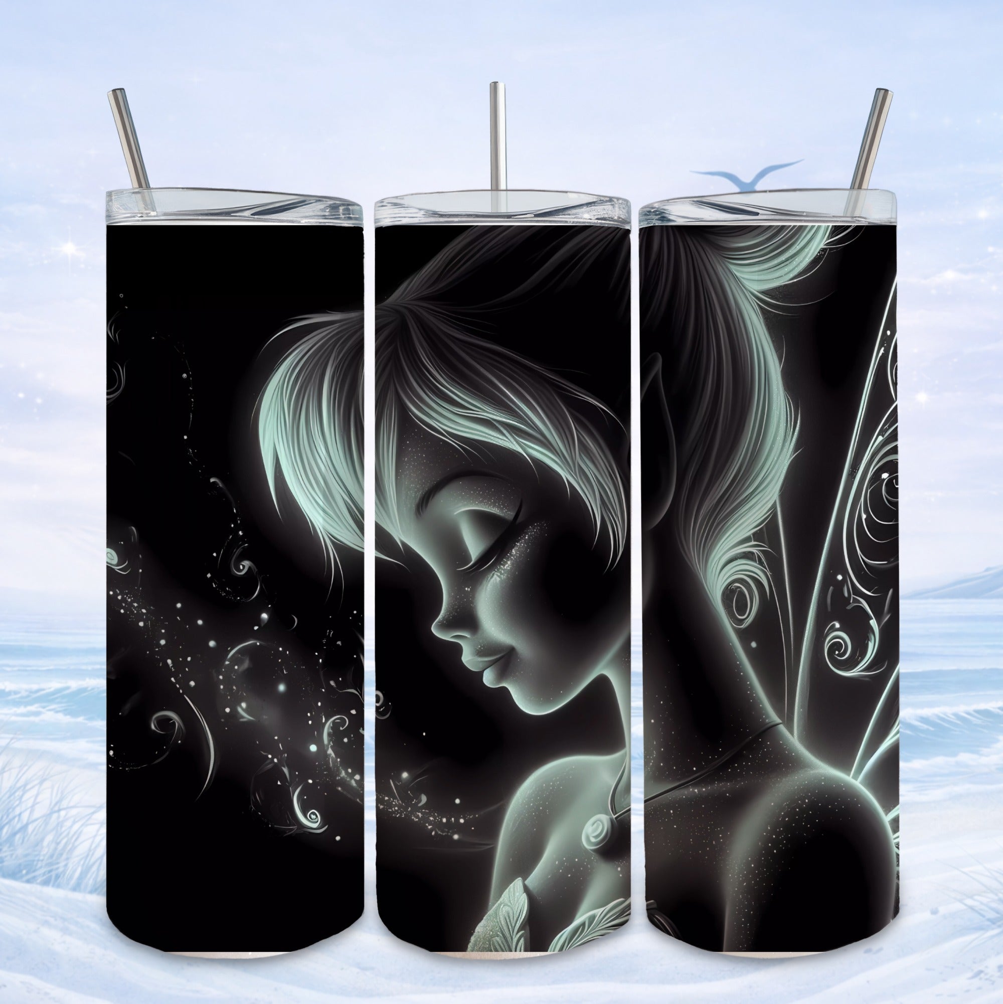 ethereal fairy tumbler magical design