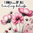 Pink cosmos flowers with text "I AM free of all limiting beliefs" and ladybug.