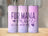 Purple and pink glitter tumbler with "FUR MAMA mode ALL DAY EVERY DAY" text.