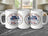 Three mugs with "Stars, Stripes & Southern Vibes" and patriotic motifs.
