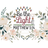 "Be the Light" text with candle, Christmas lights, and floral border.