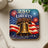 Liberty Bell with American flag and fireworks, "250 Years of Liberty 1776-2026".