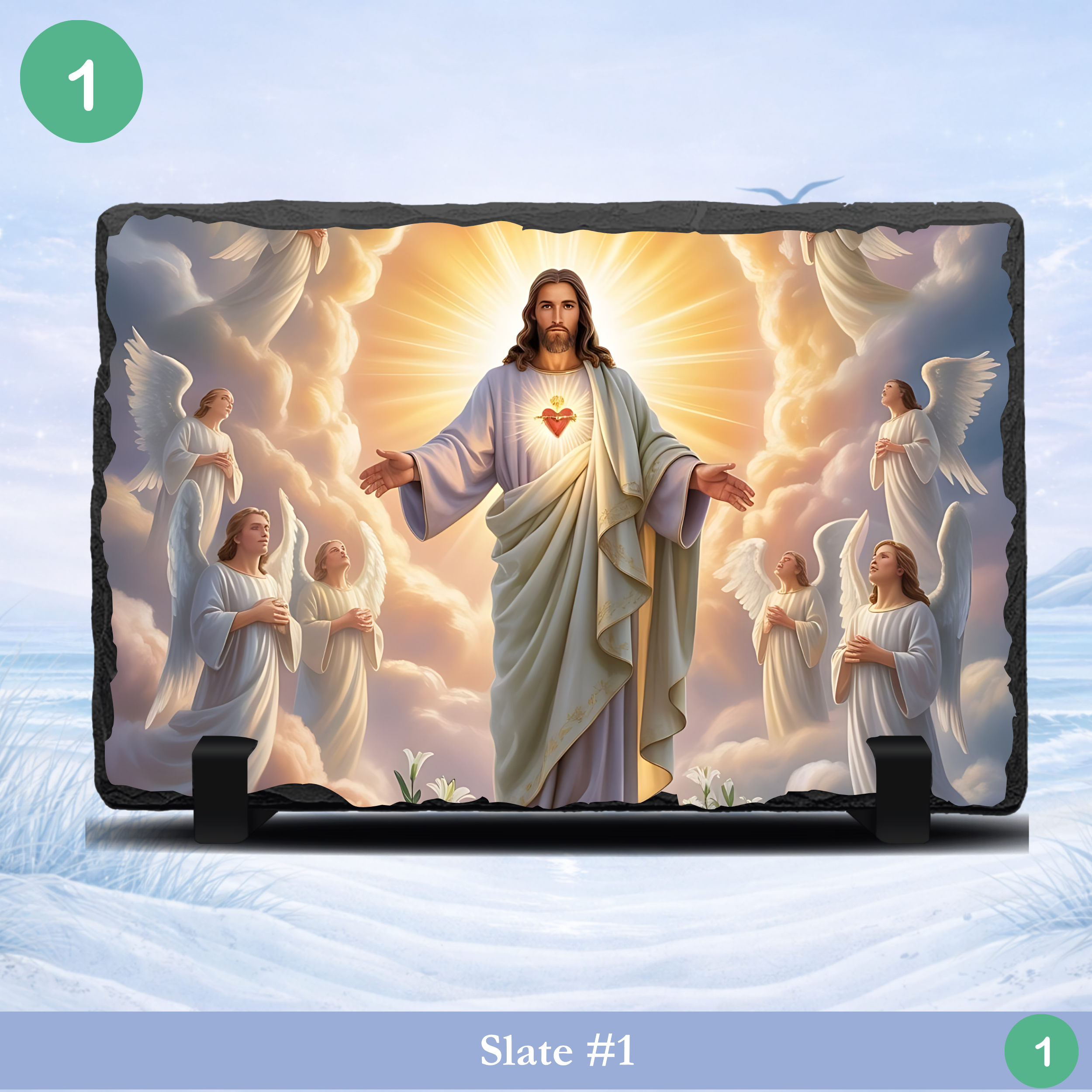 faith photo slate Jesus angels design