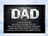 fathers day dad gift stone plaque