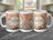 Three mugs display "To my MOM and my Best Friend I LOVE YOU" on floral Mother's Day design.