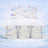 Mug with celestial watercolor affirmations on a snowy landscape background.