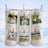 Collage of family photos clipped to a rustic wooden background.