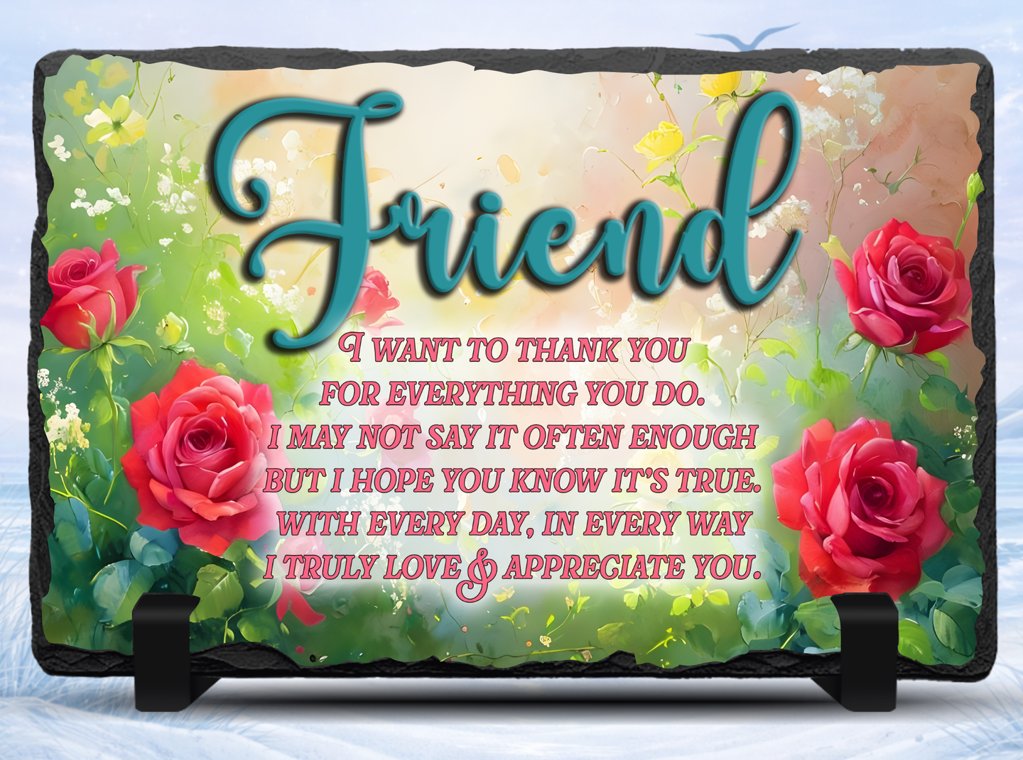 friend appreciation gift slate