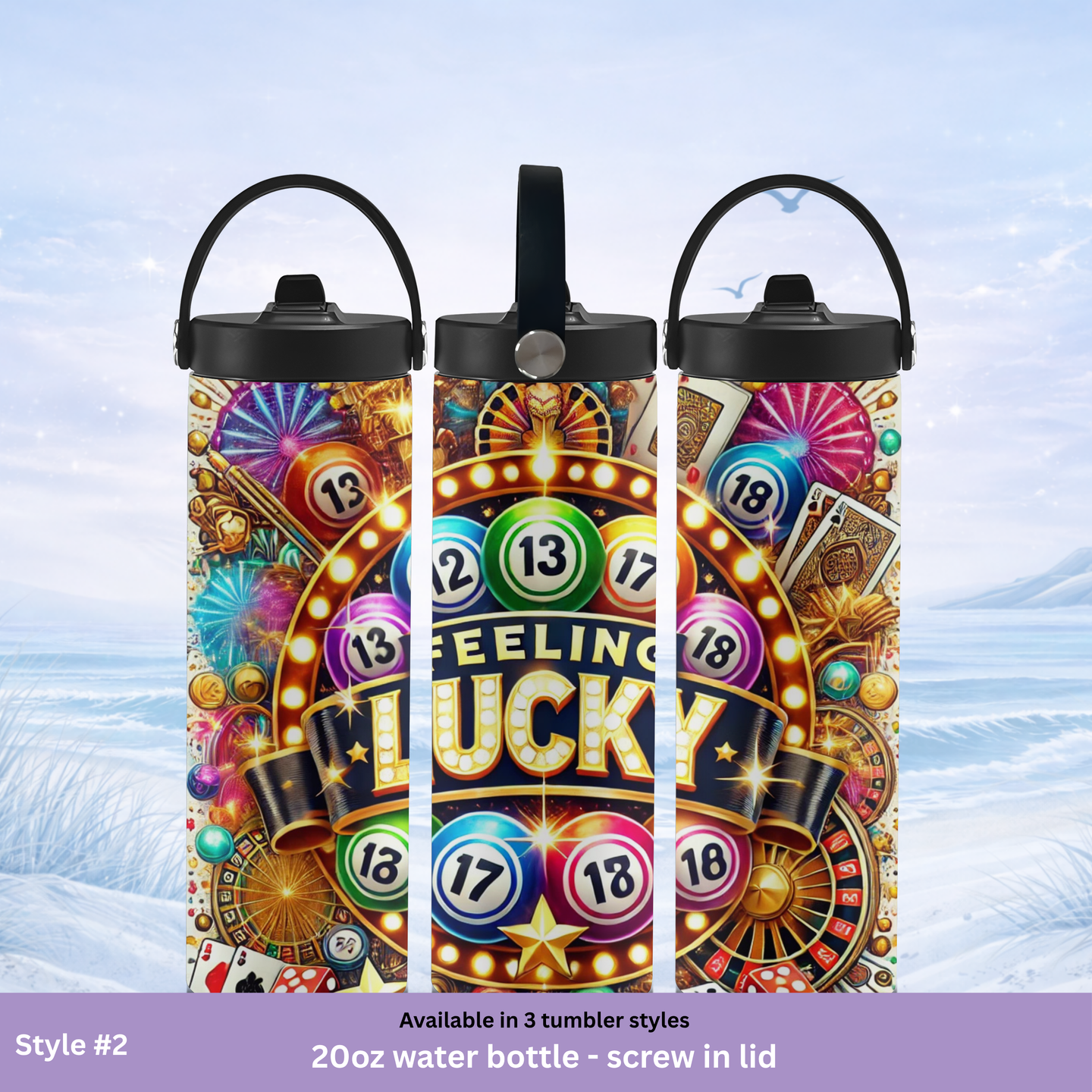 gambling theme bingo cup gift