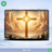 glowing cross heaven clouds slate