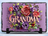grandma floral slate purple design