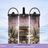 insulated tumbler book stack floral artwork