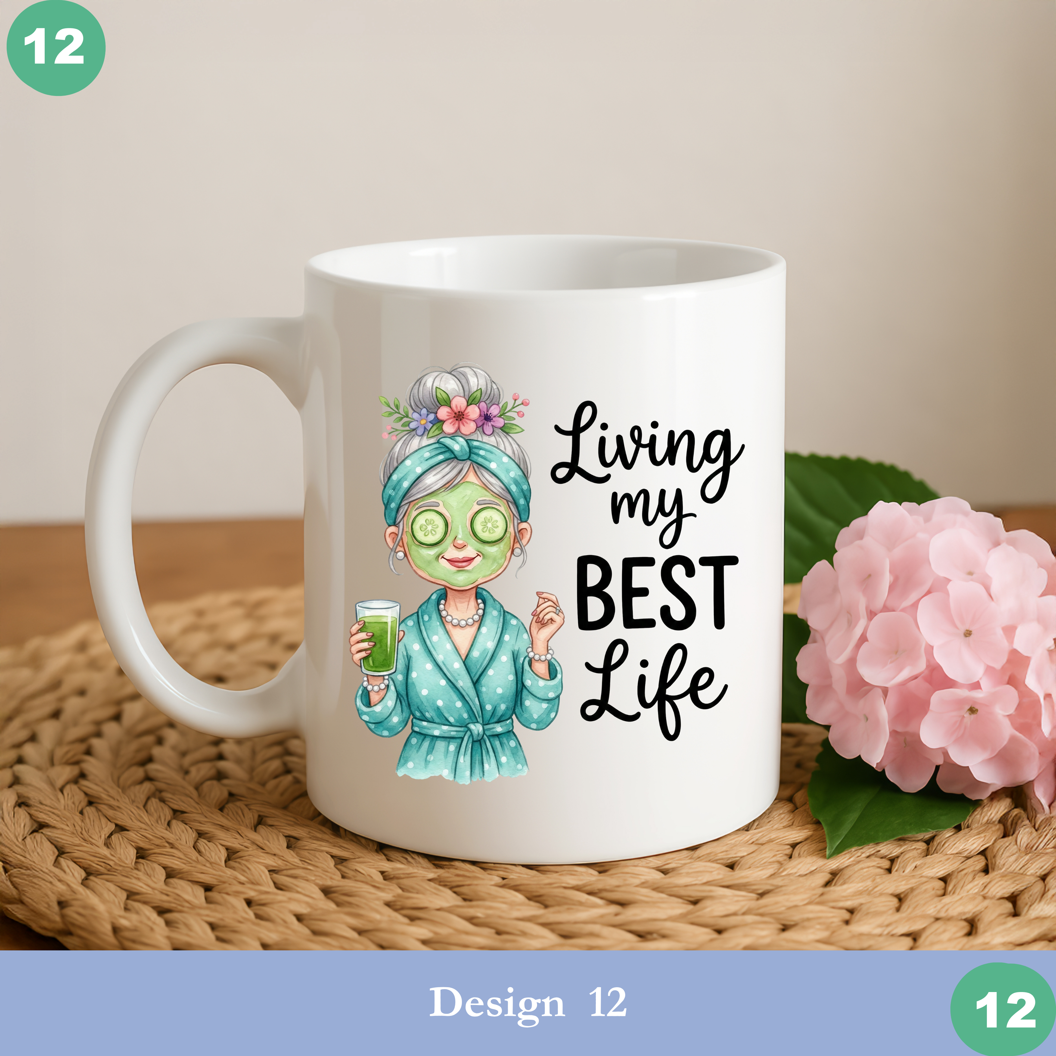 living my best life grandma mug funny self care grandma coffee mug humorous grandma gift