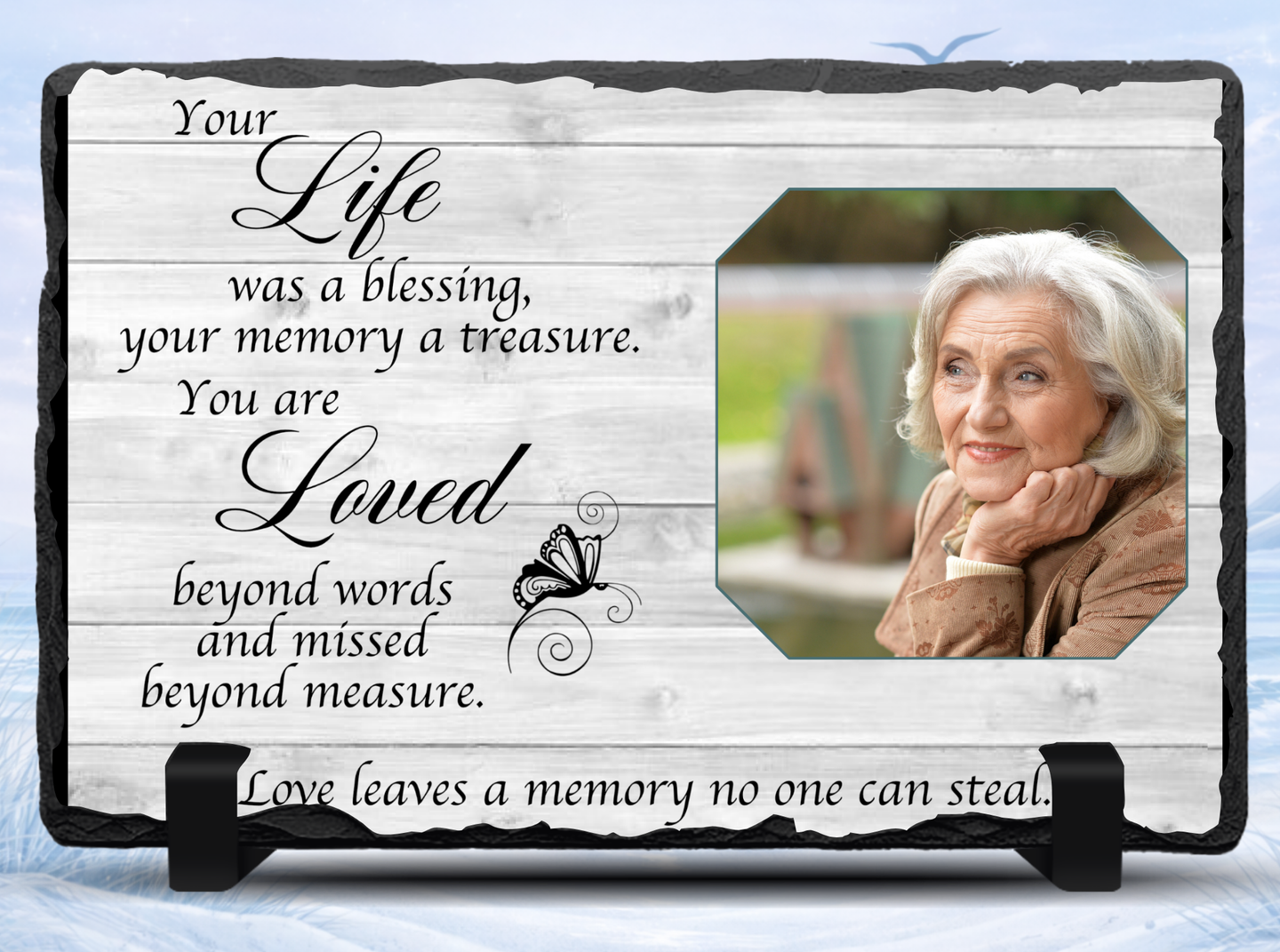 loved beyond words memorial stone plaque