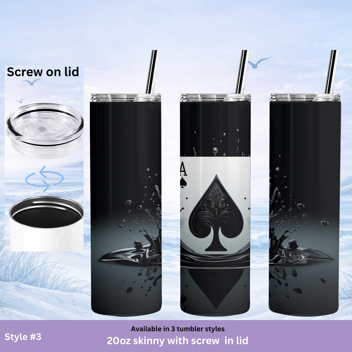 modern spade insulated tumbler