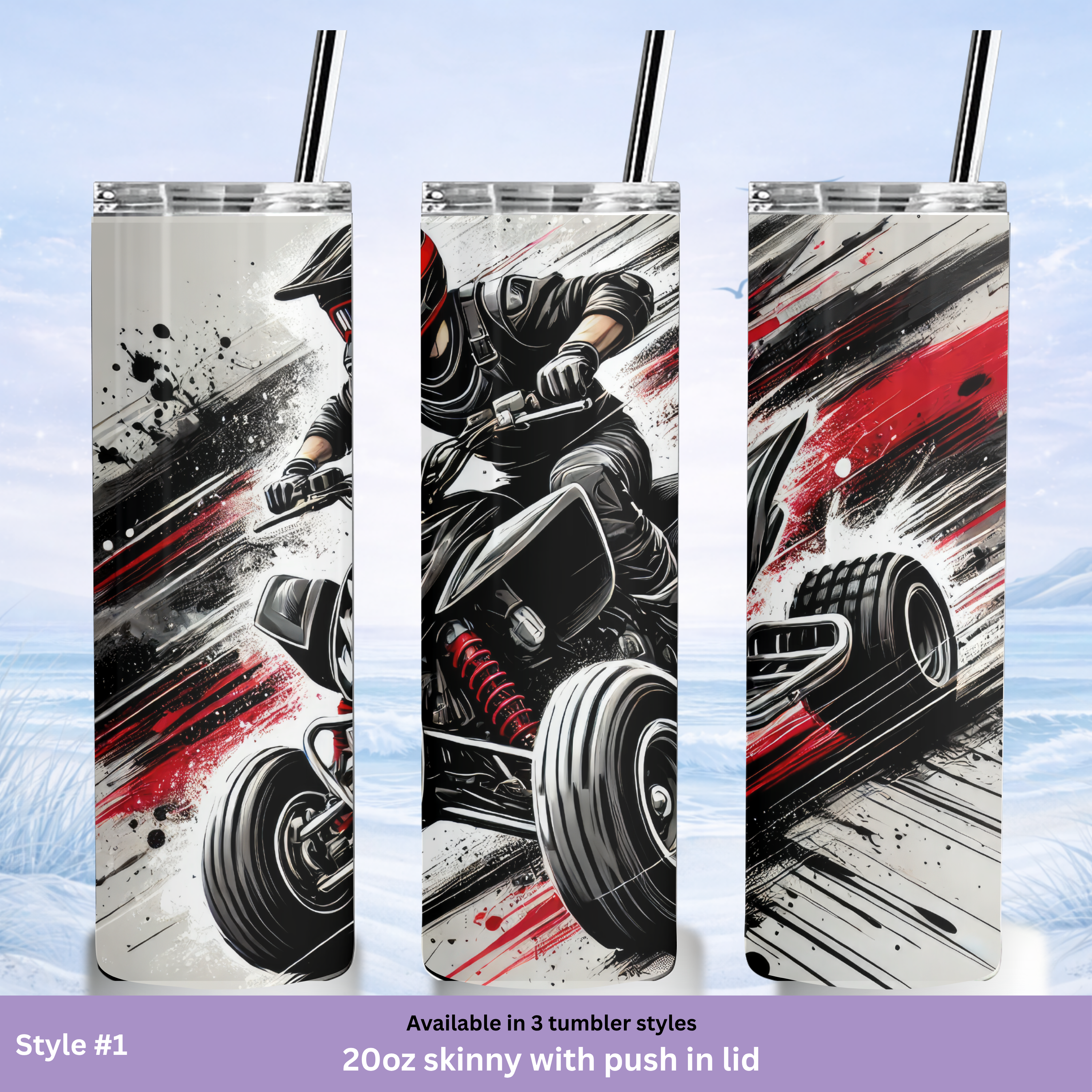 mudding ATV tumbler rugged off road vehicle design