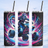 neon ATV rider tumbler off road night riding design