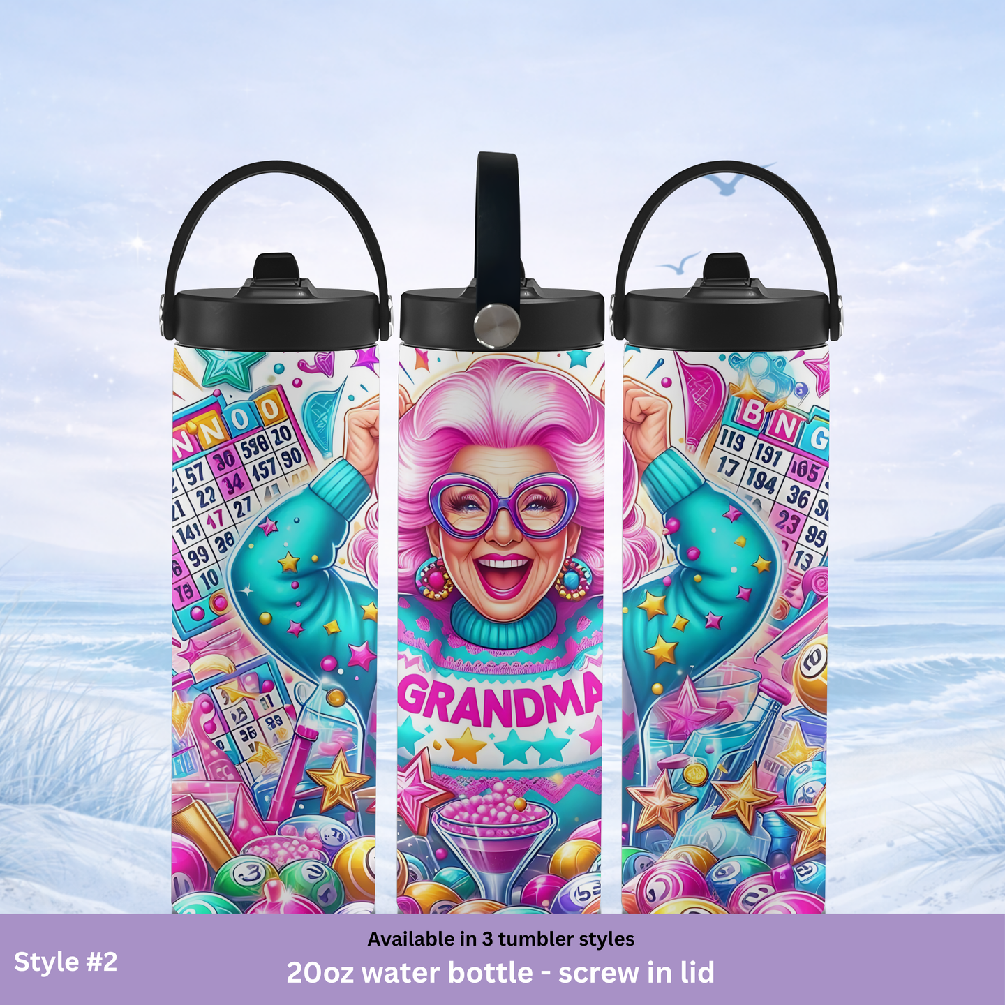novelty bingo tumbler game night gift