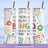 novelty bingo tumbler colorful cards design
