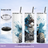 off road adventure tumbler quad bike blue design
