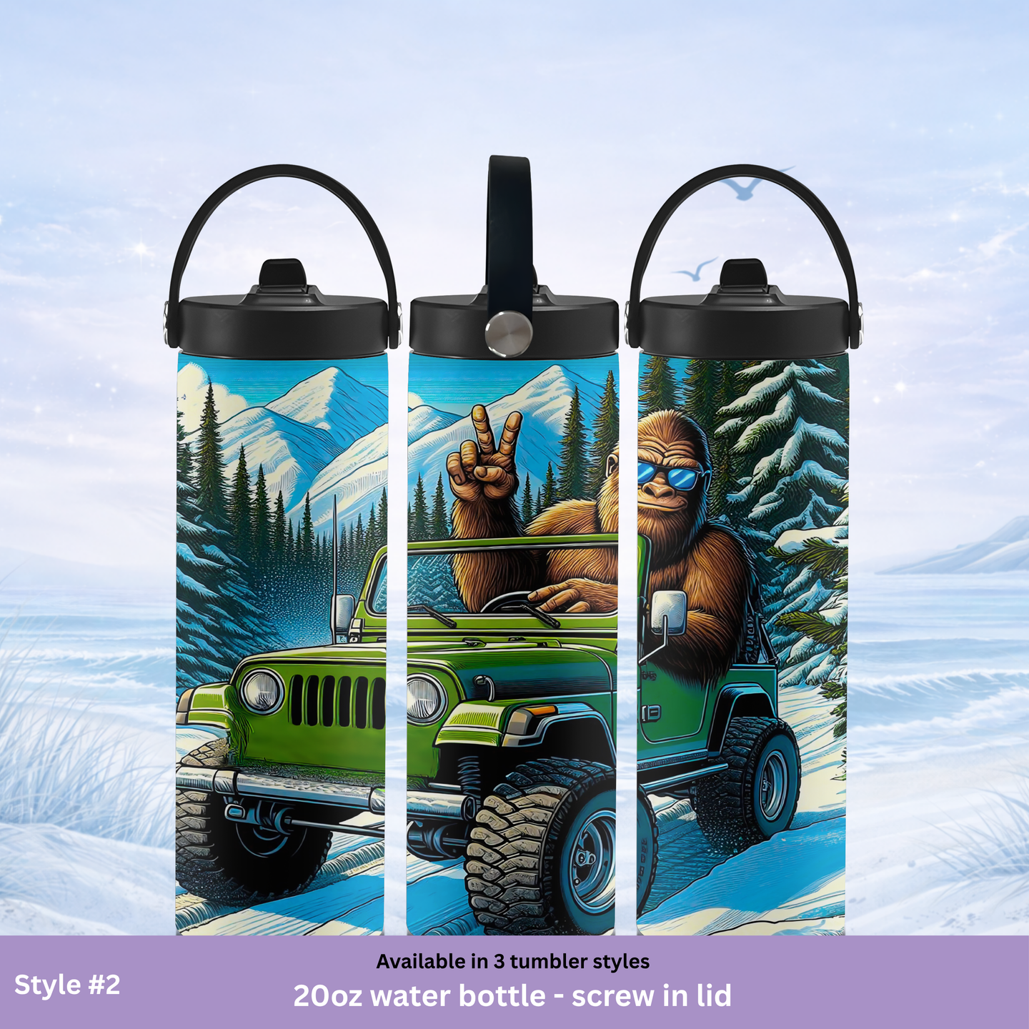 off road tumbler insulated with straw
