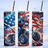 patriotic ATV tumbler American flag off road rider design