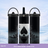 poker lover gift tumbler black
