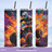 quad bike tumbler vibrant paint splash design