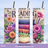 reading quote tumbler books and flowers aesthetic cup