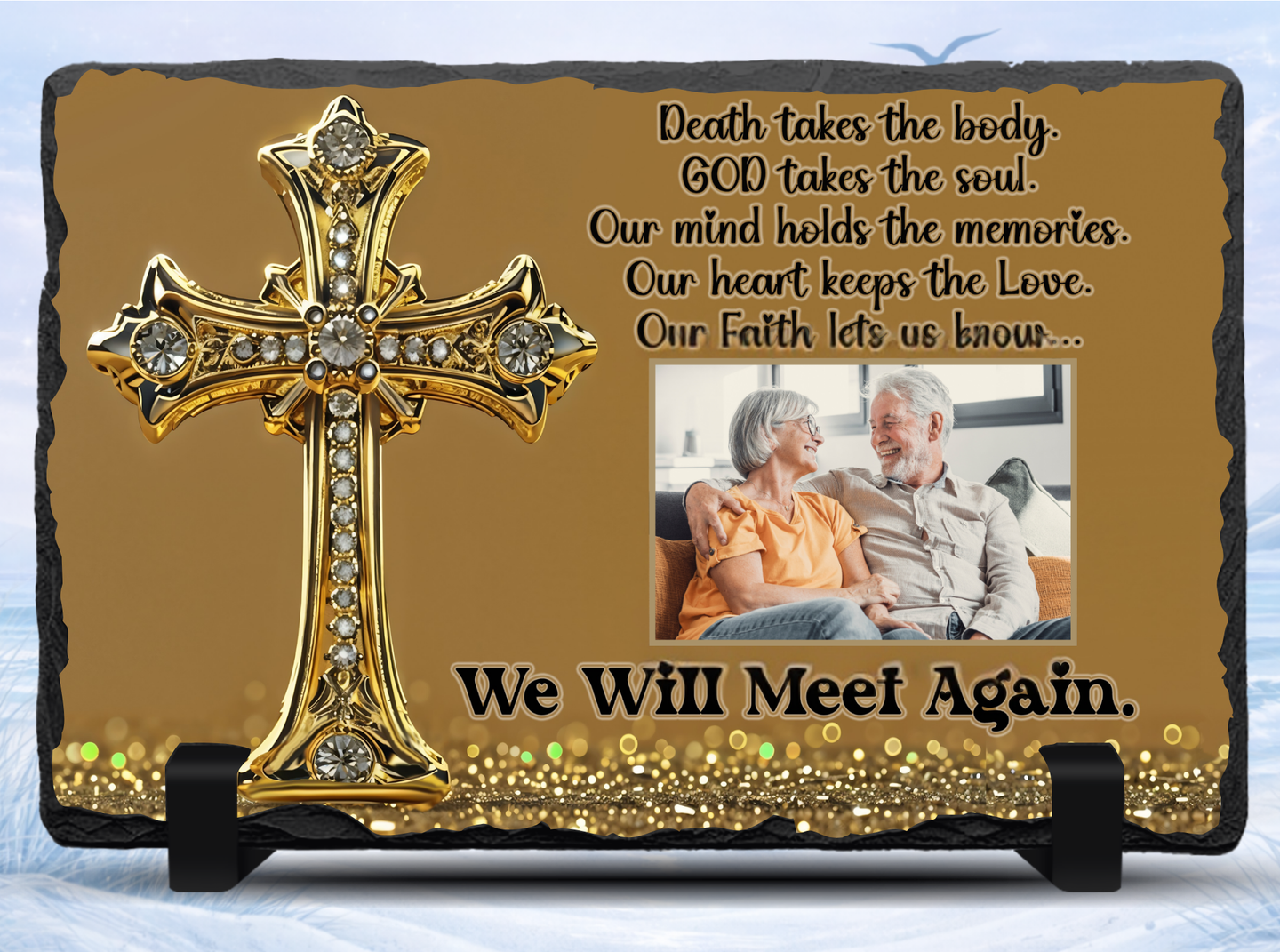 religious sympathy gift memorial stone plaque