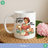 running on caffeine funny retro coffee mug